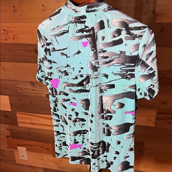 Jamie Sadock Women’s Golf Polo - Aqua, Black, Pink - Picture 4 of 4